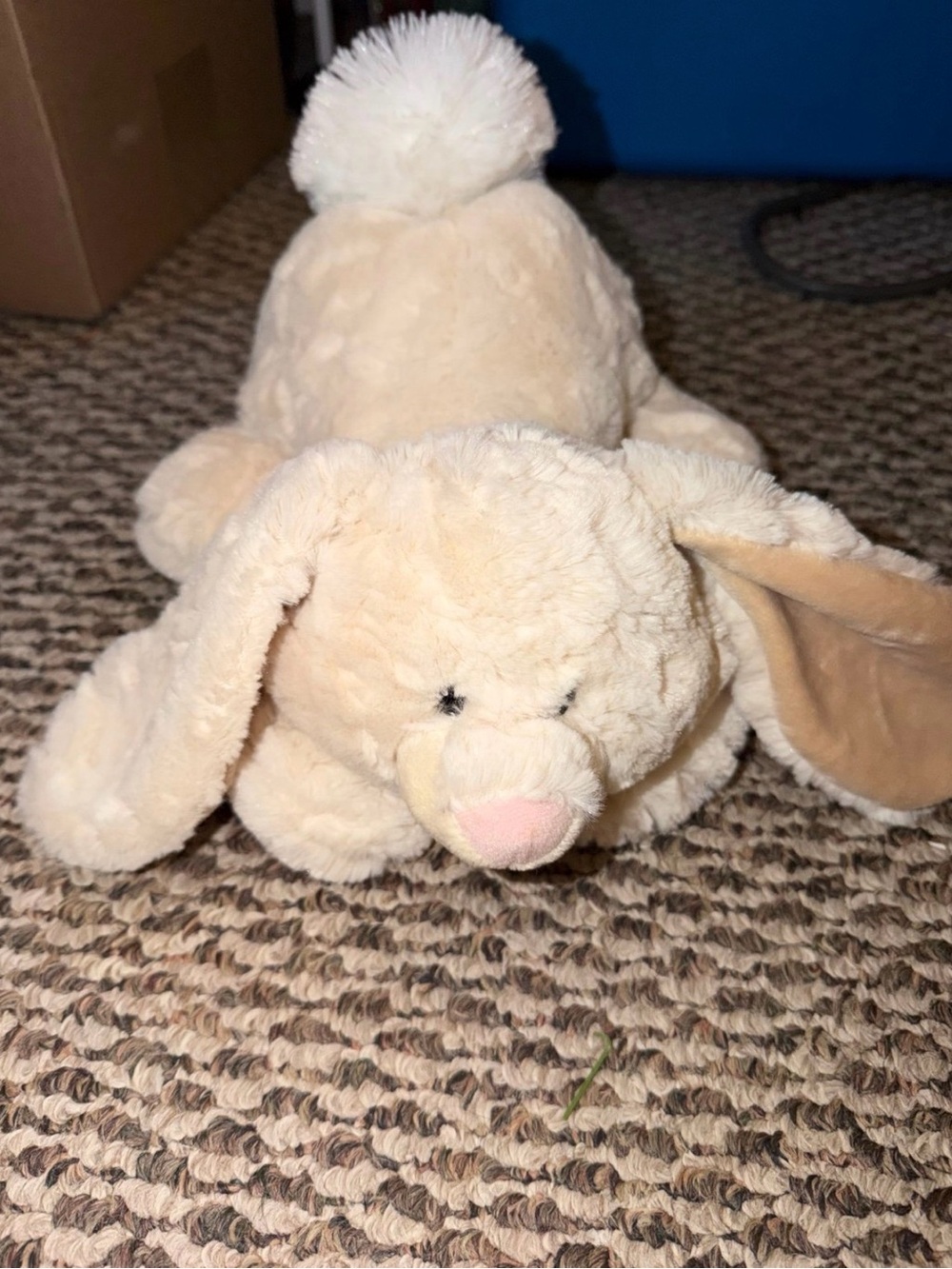 Plush Beige Bunny Soft Stuffed Animal